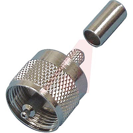 Cinch UHF Series Cable Male UHF, Straight Body Crimp