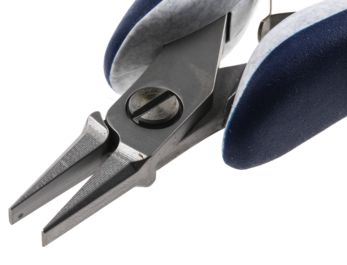 25e6011crbg ideal-tek 100-Piece Flat Nose Plier Serrated, 10mm Jaw ESD Safe