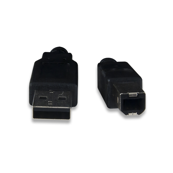 250-059 Digilent IC Socket USB Cable, Male USB Type A to Male USB B, Black, 1.5 m