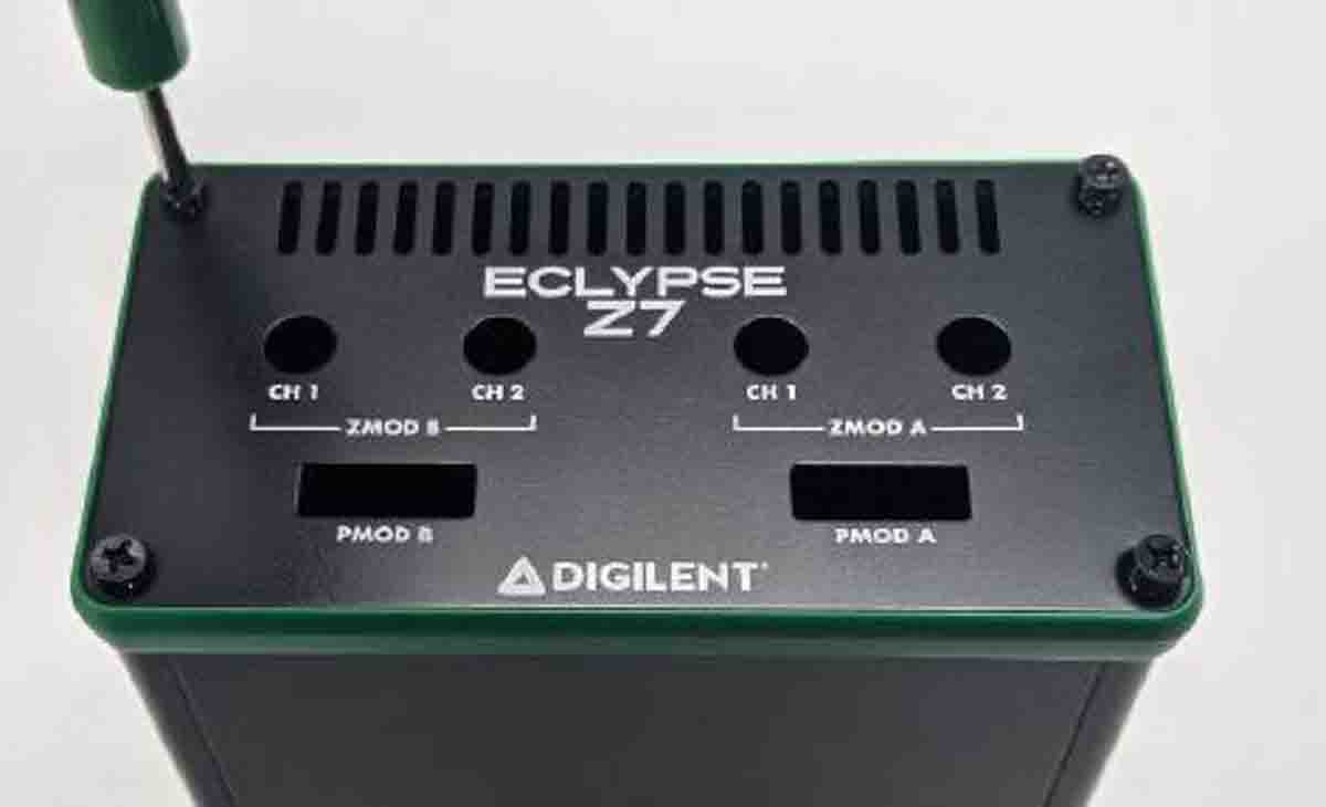 250-132 Digilent Enclosure  for Eclypse Z7,  Black, Green