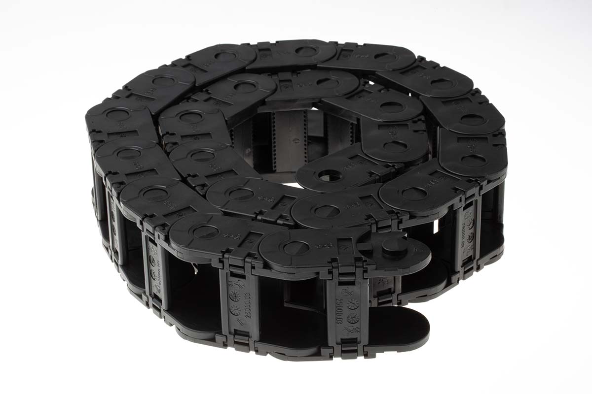 Igus e-chain Black, W54mm x D35 mm, L1 m, 55 mm Min. Bend Radius, Igumid GLW