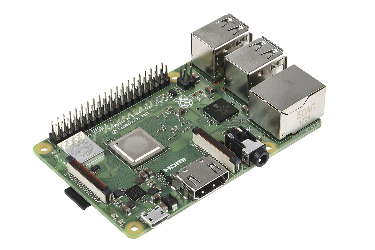 rpi3b_noobs_case Raspberry Pi 3 B+ with Black Case & NOOBs