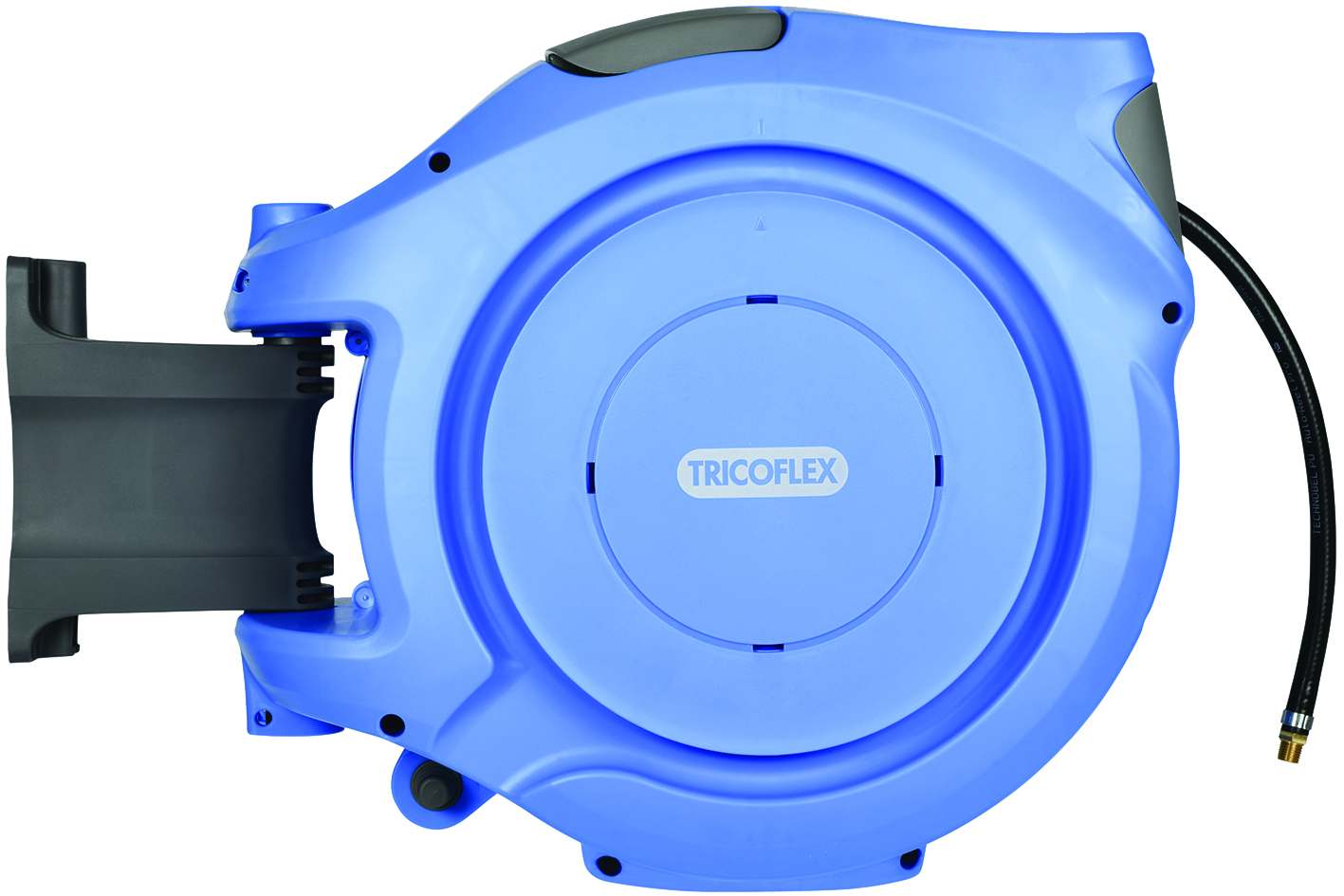 TRICOFLEX 1/4 in BSP 9.5 mm ID 430 mm Hose Reel 40 bar 20 m Length, Wall