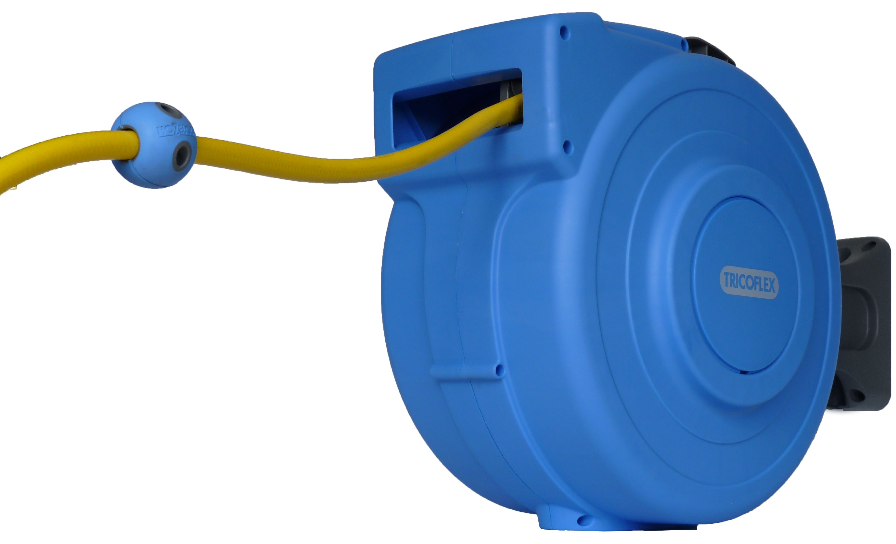 TRICOFLEX Quick Release 12 mm ID 430 mm Hose Reel 24 bar 18.5 m Length, Wall