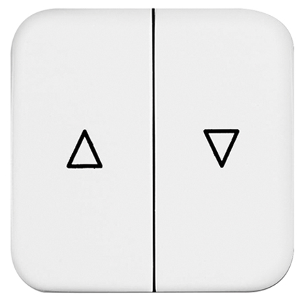 Busch Jaeger - ABB White Light Switch Cover