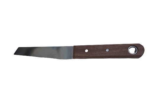 RS PRO Wood 100 mm Shoe Knife Polished Blade