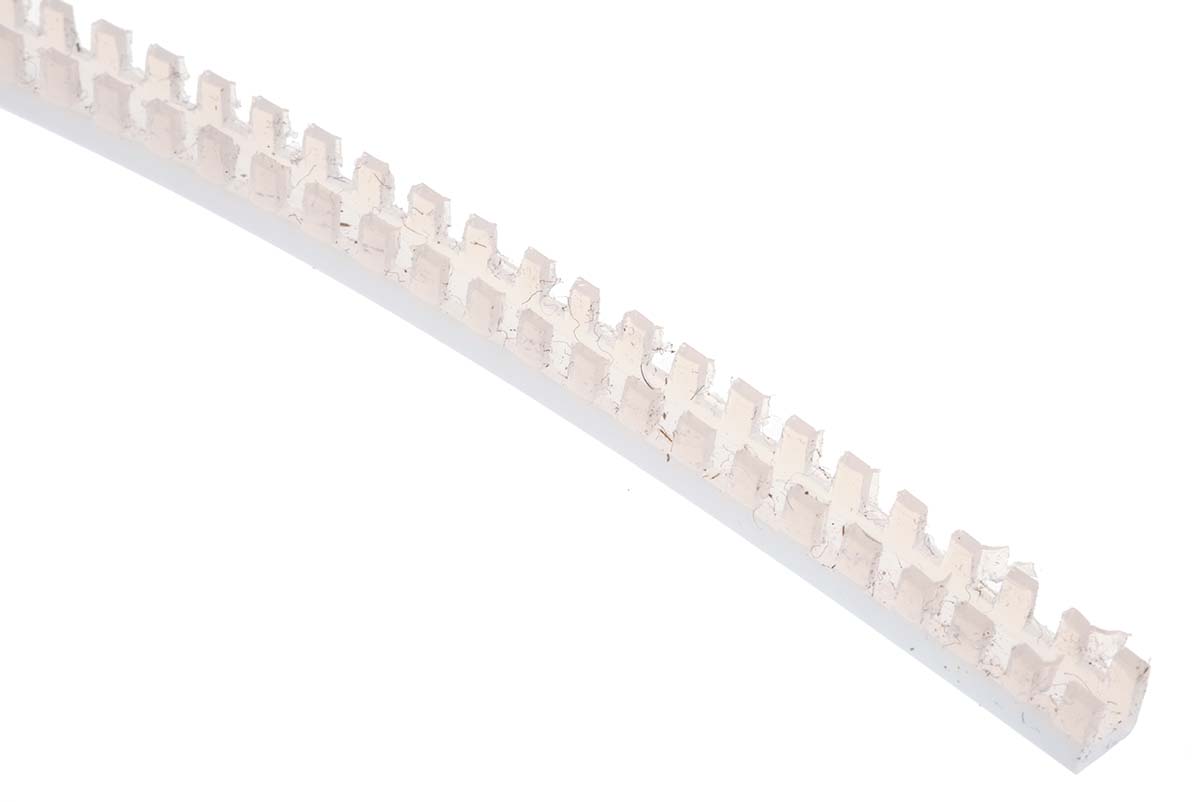 HellermannTyton G51TB Natural Polytetrafluoroethylene Grommet Strip 251-30209 G51TB-PTFE-NA