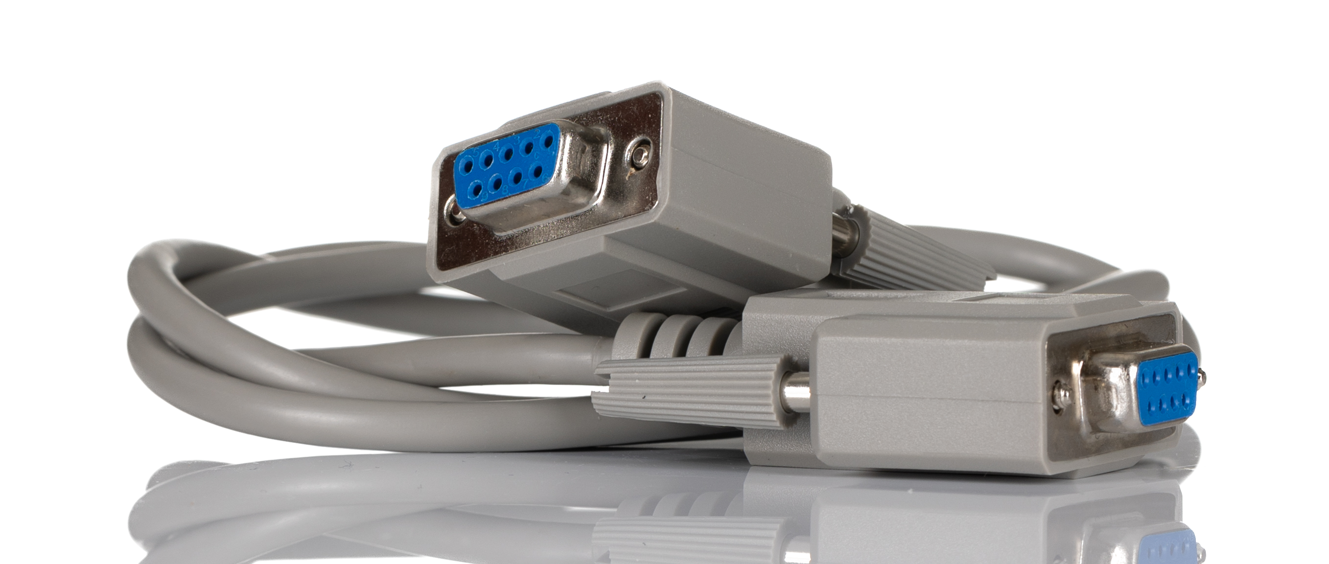 RS PRO Female D-Sub 9-Pin to Female D9 Serial Cable, 1 m Polyvinyl Chloride, RS PRO Series