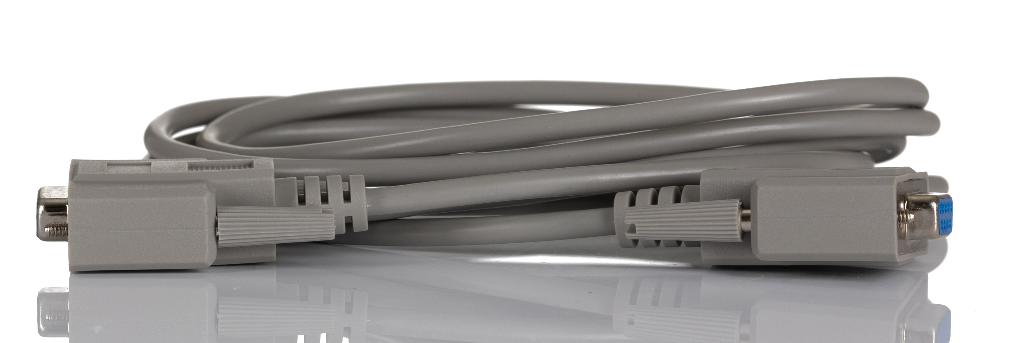 RS PRO Female D-Sub 9-Pin to Female D9 Serial Cable, 2 m Polyvinyl Chloride