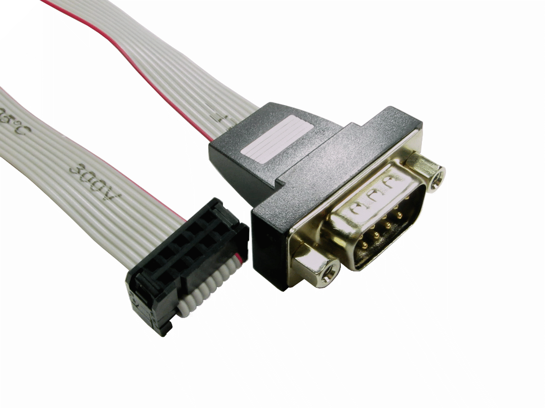 RS PRO Female D-Sub 9-Pin to Male D9 Serial Cable, 300 mm Polyvinyl Chloride, RS PRO Series