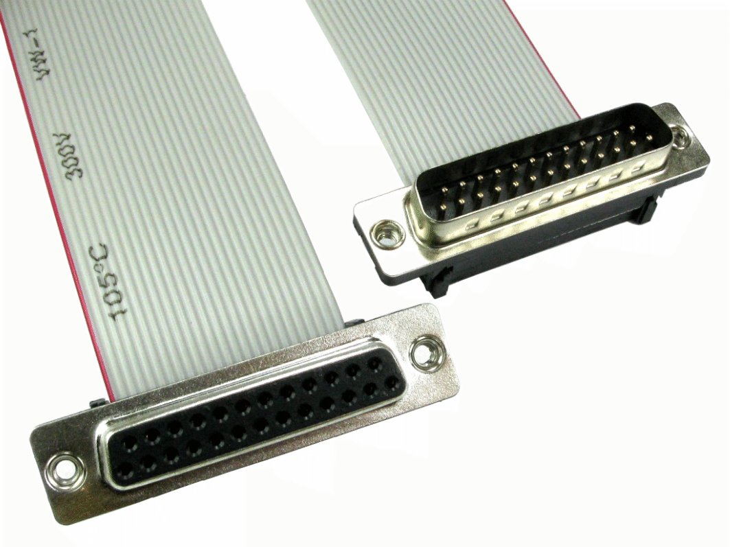 RS PRO Female D-Sub 25-Pin to Male D25 Serial Cable, 500 mm Polyvinyl Chloride, RS PRO Series