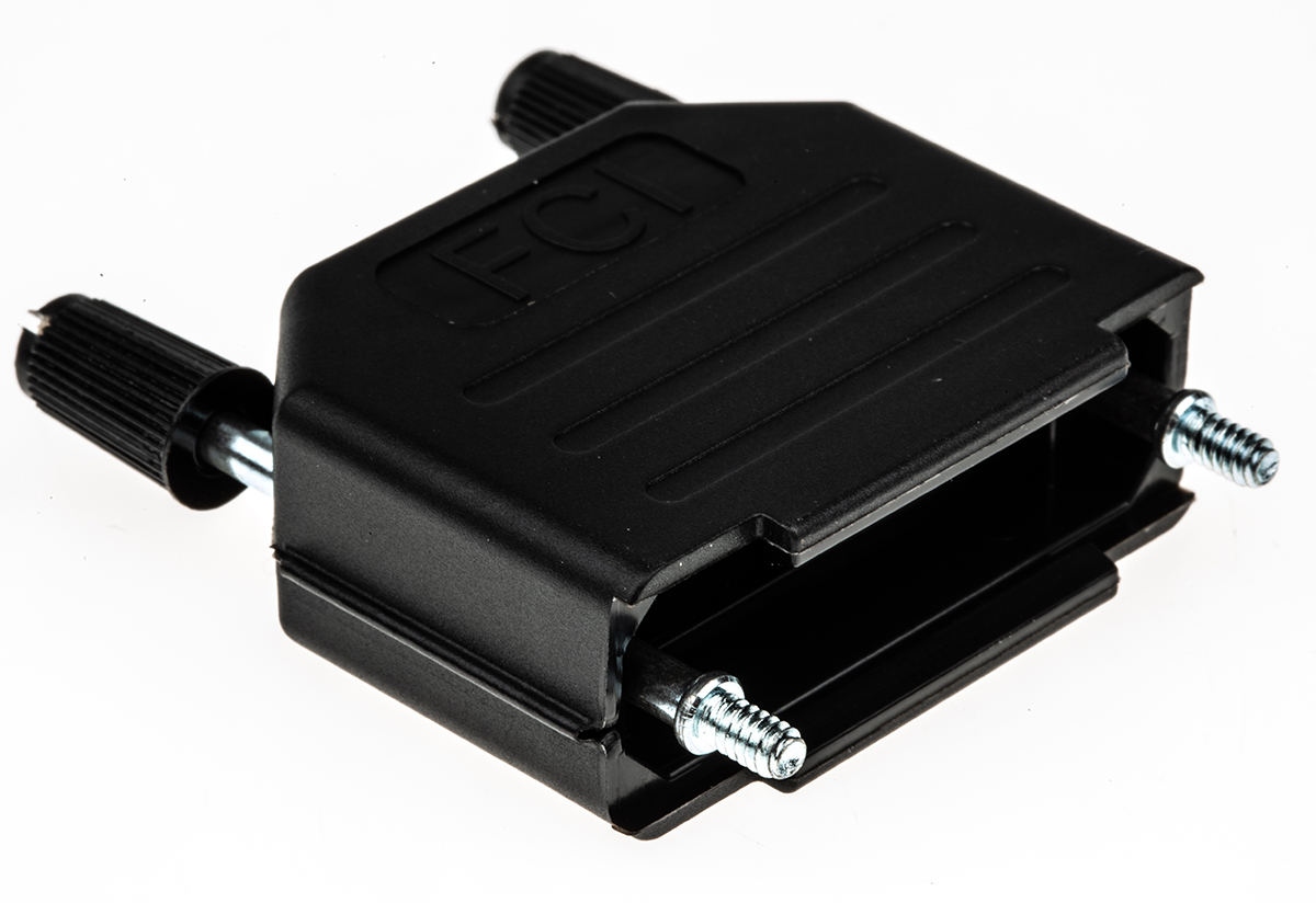 RS PRO BLF Series Nylon Straight D-Sub Backshell, 15 Way Strain Relief