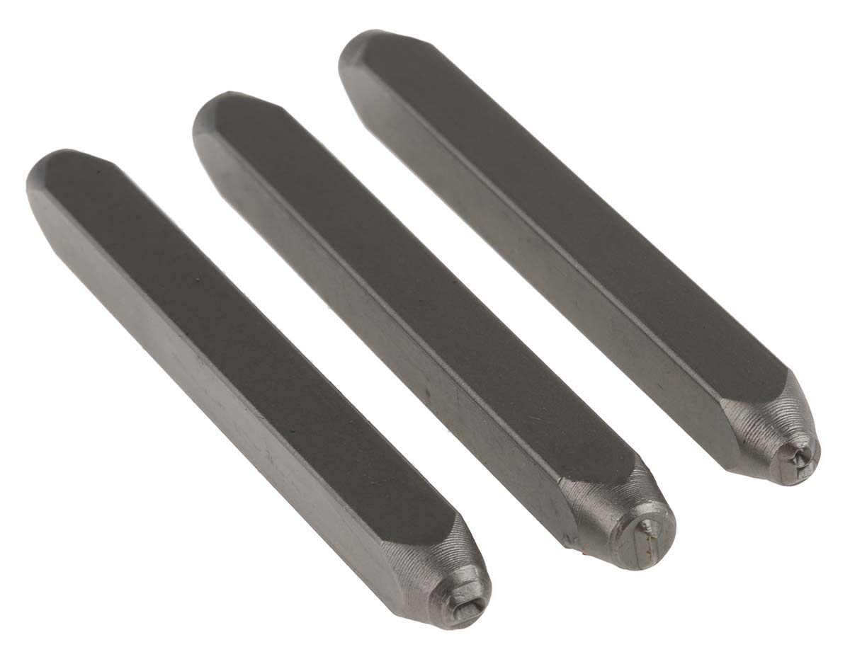 RS PRO 3 mm x 9 Piece Engraving Punch Set
