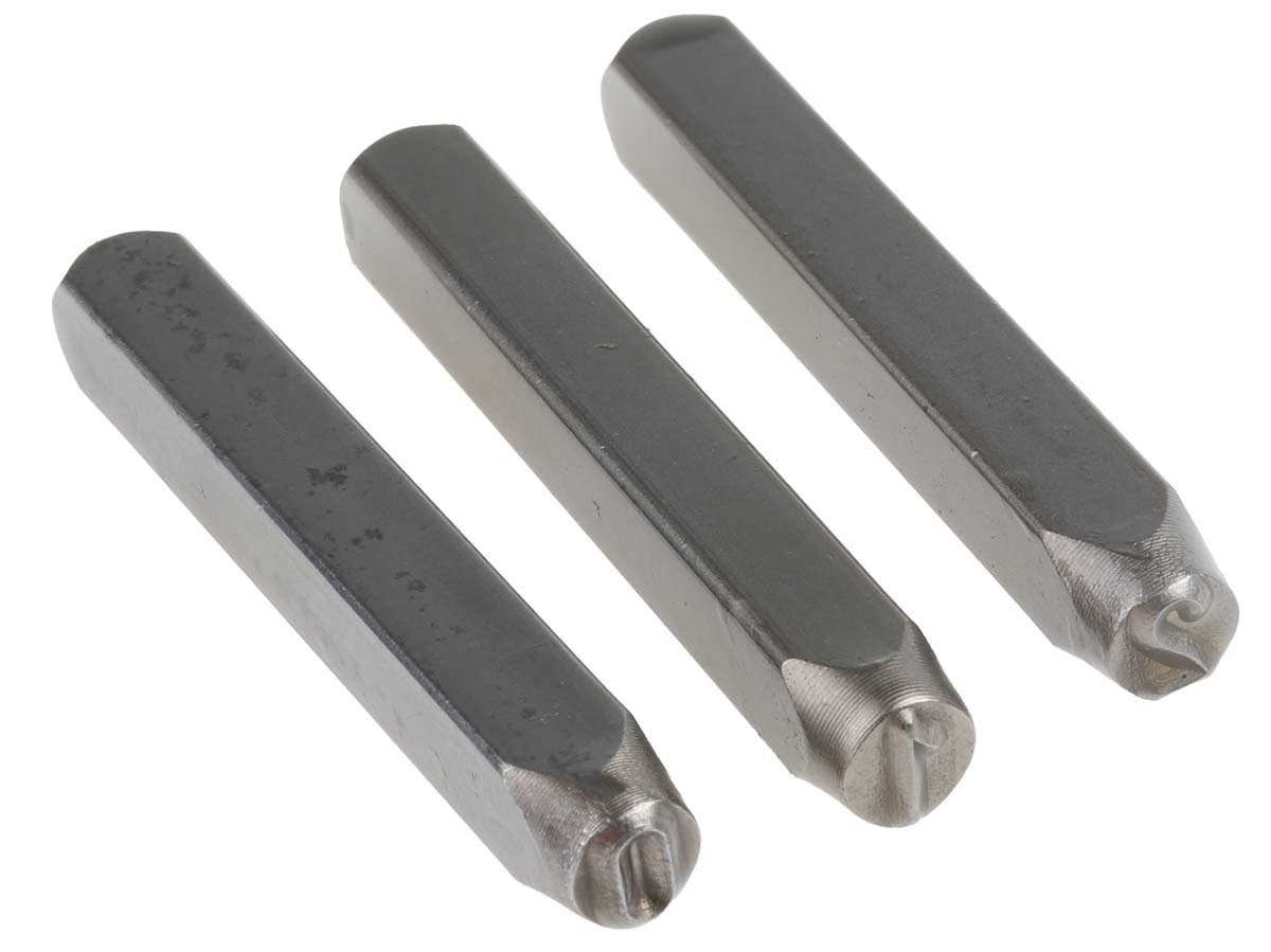 RS PRO 6 mm x 9 Piece Engraving Punch Set