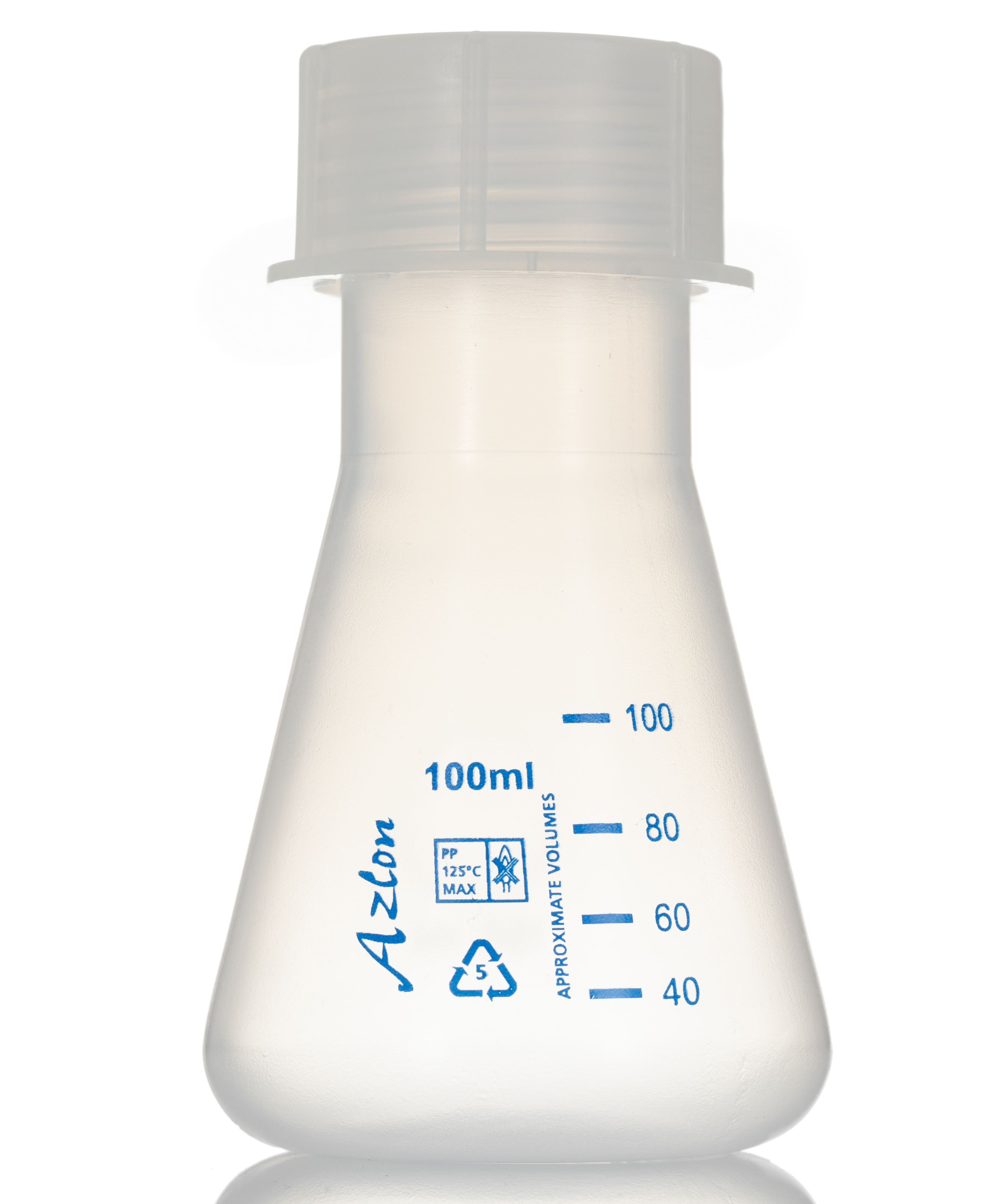 RS PRO PolypropyleneLab Flask, 100ml