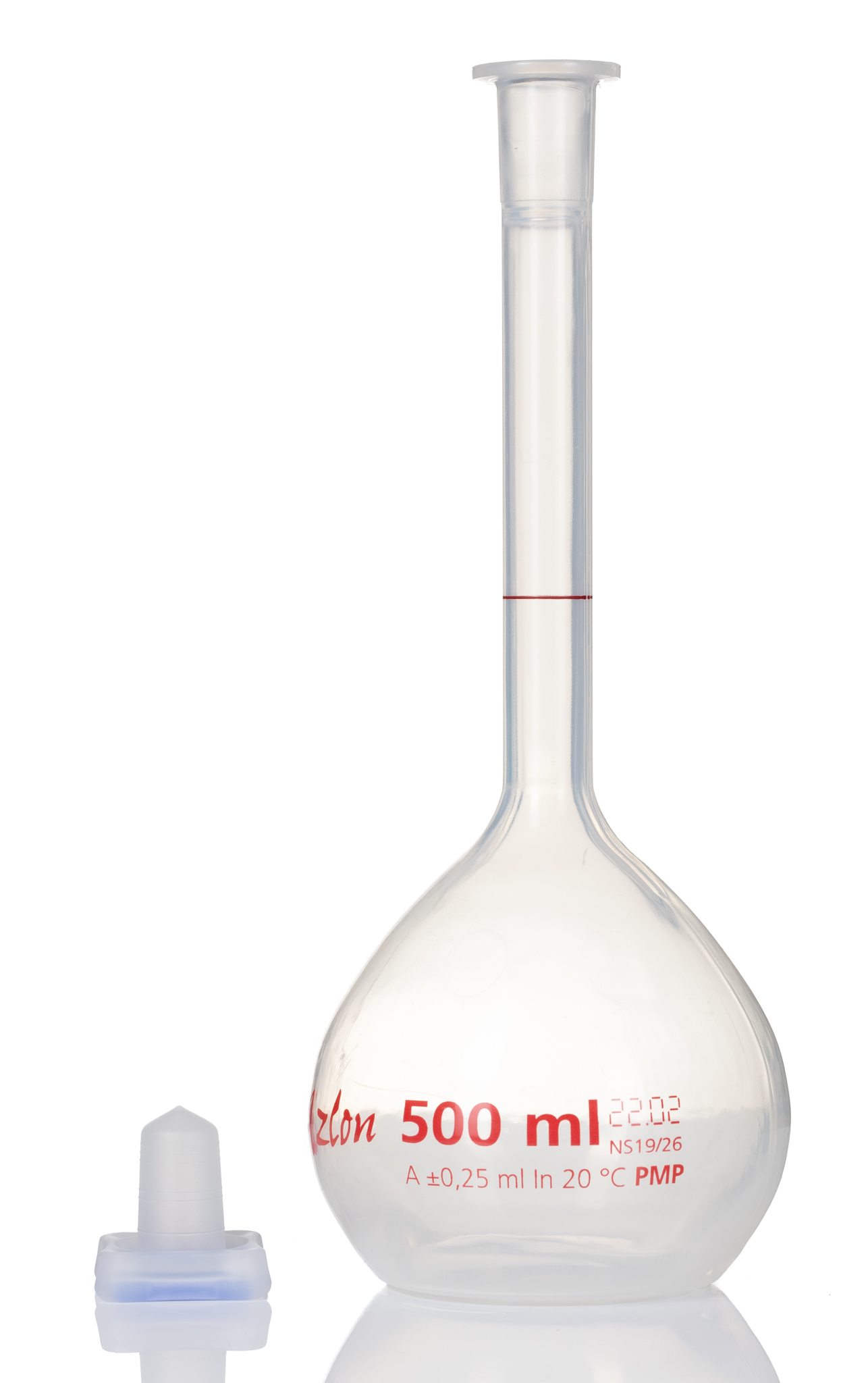 251-9407 RS PRO PolypropyleneLab Flask, 500ml