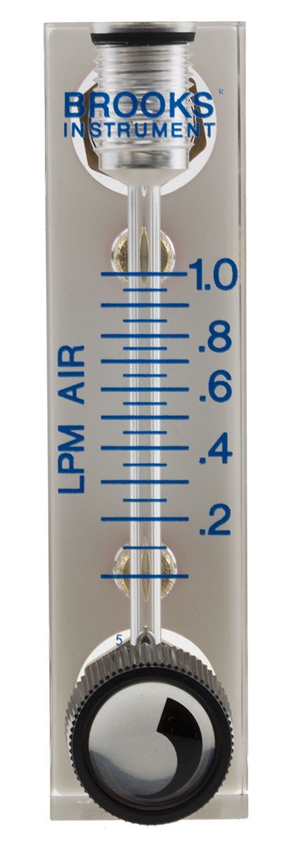 Key Instruments FR2000 Series Variable Area Flow Meter for Gas, 0.1L/min Min, 1L/min Max