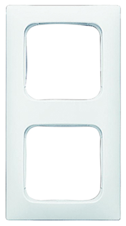 Busch Jaeger - ABB White 2 Gang Frame