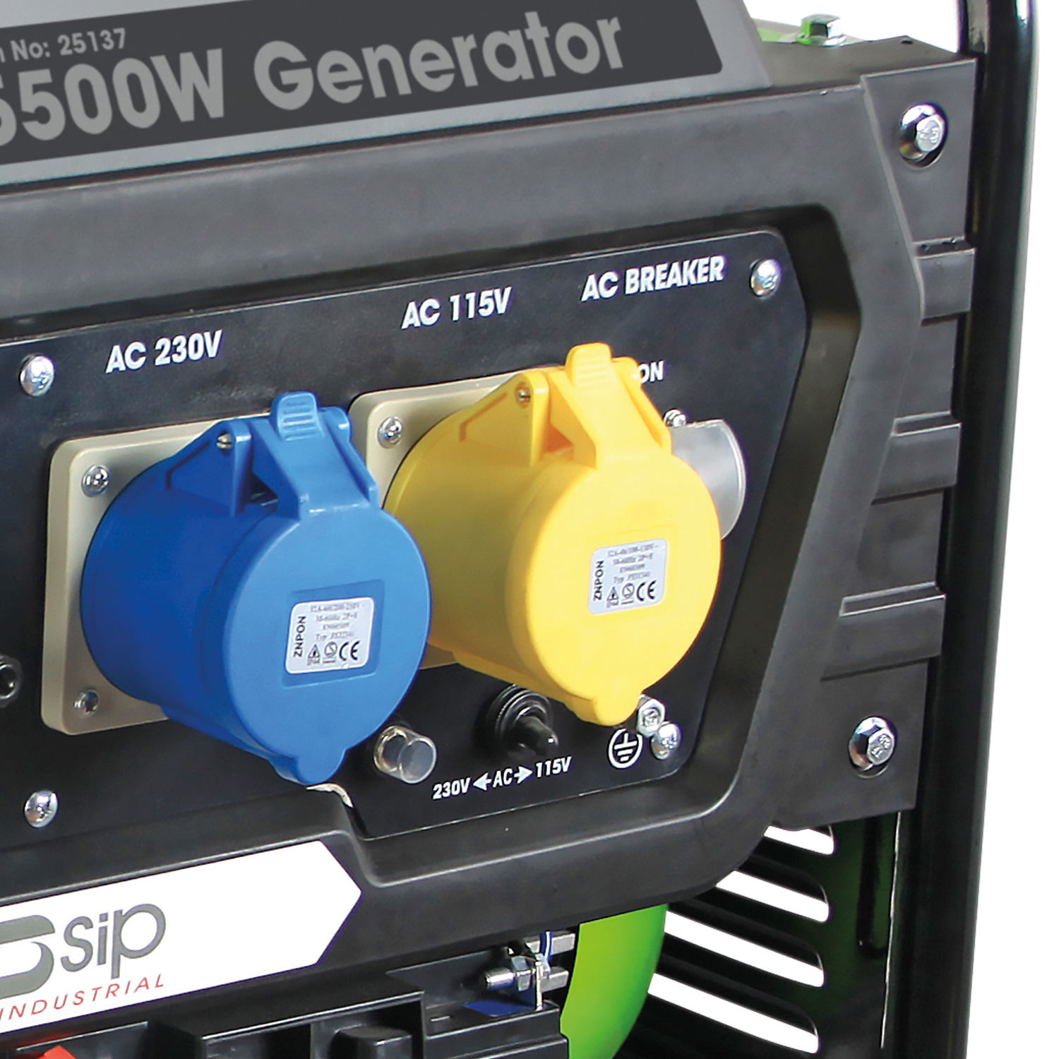 25137 SIP 5000 W Generator, 12 V dc, 230V ac Output, 83 kg