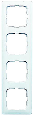Busch Jaeger - ABB White 4 Gang Frame