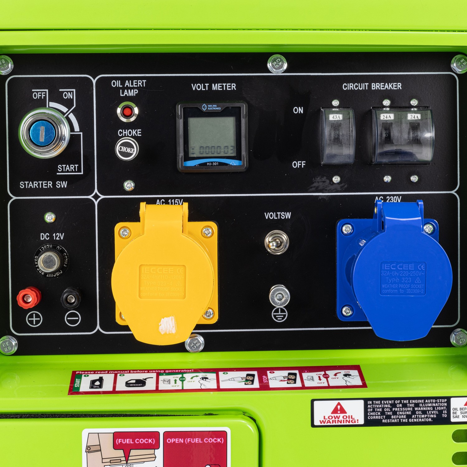 25153 SIP 5 kW Generator, 110V ac, 230 V ac Output, 155 kg