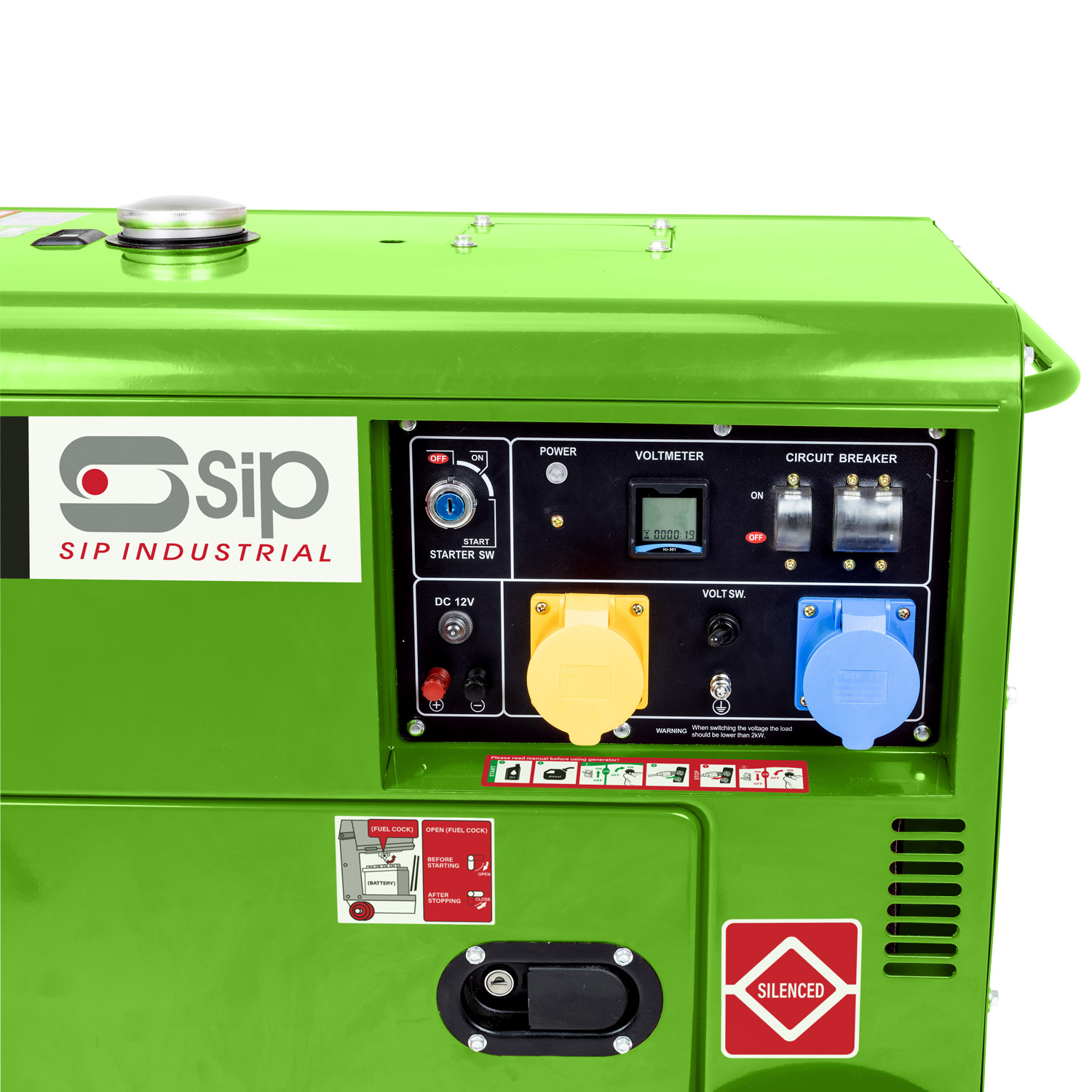 25153 SIP 5 kW Generator, 110V ac, 230 V ac Output, 155 kg