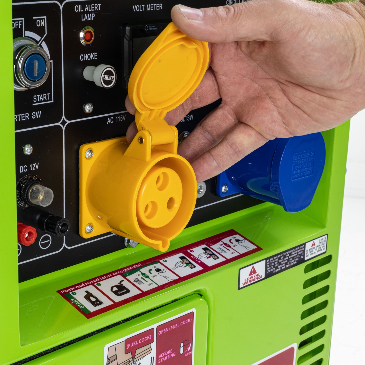 25153 SIP 5 kW Generator, 110V ac, 230 V ac Output, 155 kg