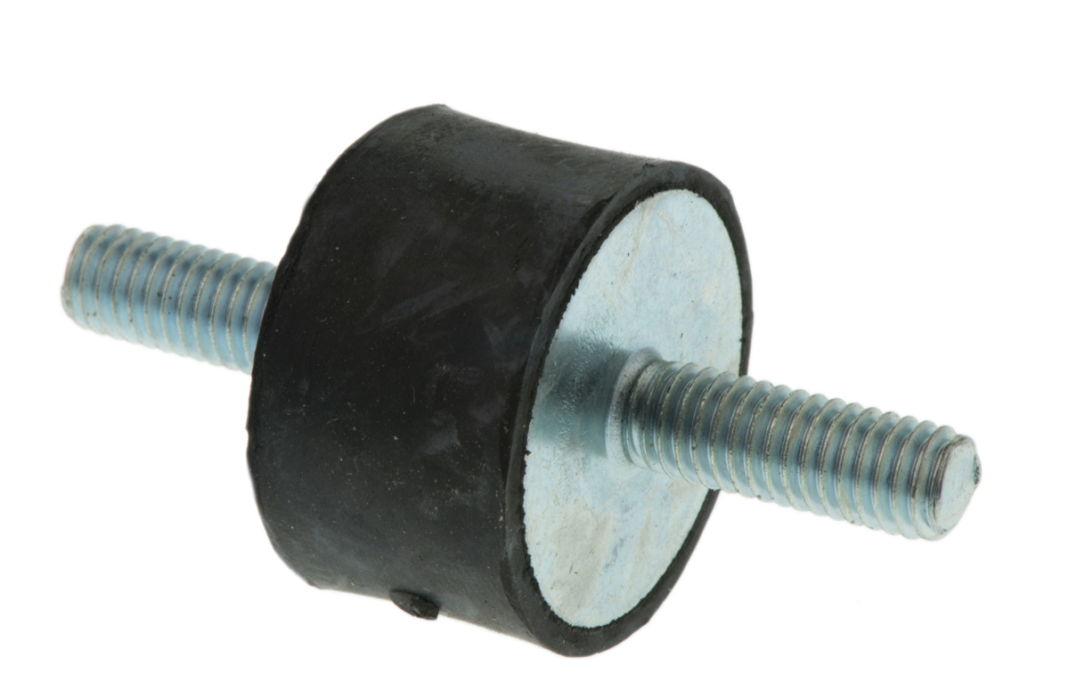 FIBET Fibet M6 x 18 mm Anti-Vibration Mount, Male to Male Bobbin with 45 daN Compression Load