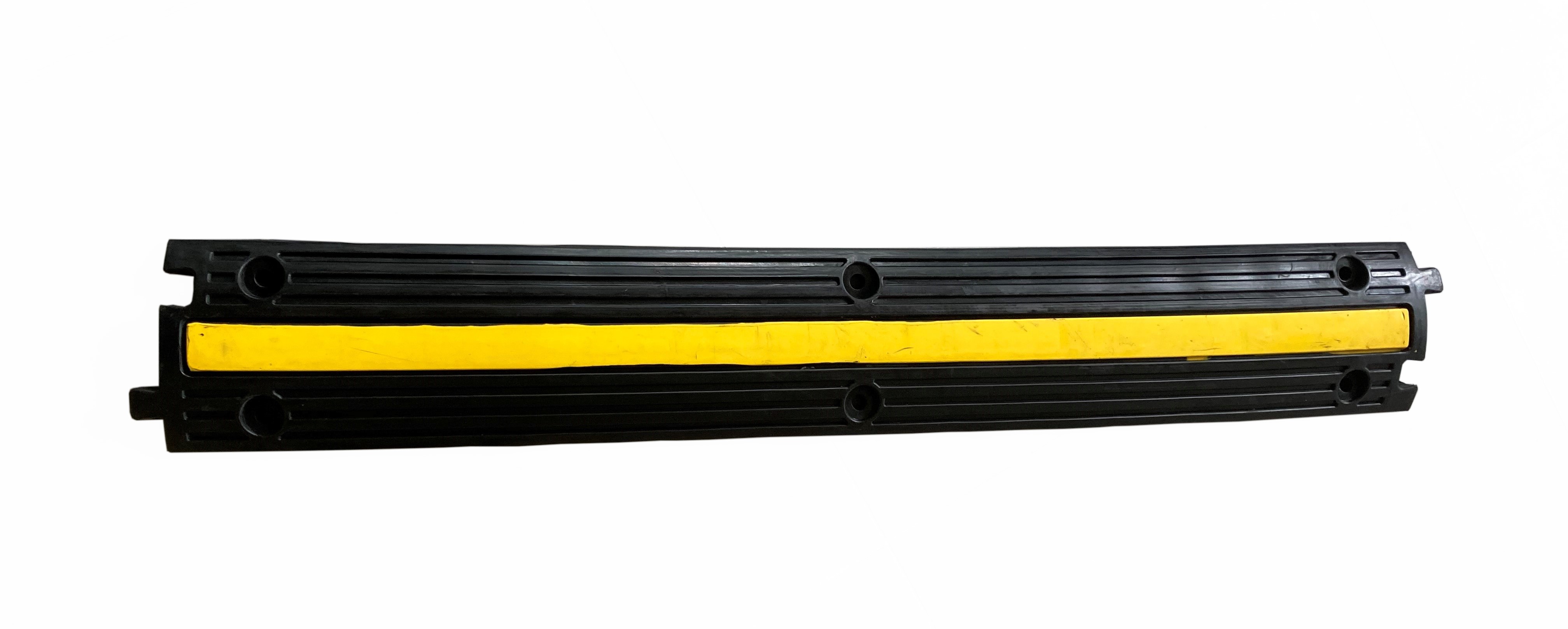 252-2790 RS PRO 1 m Yellow, Black Cable Cover in Rubber, 20 mm ID