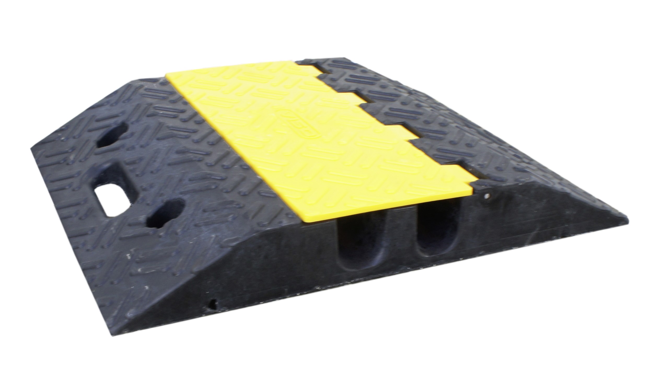 RS PRO 500 mm Yellow, Black Cable Cover in Rubber, 35 mm ID