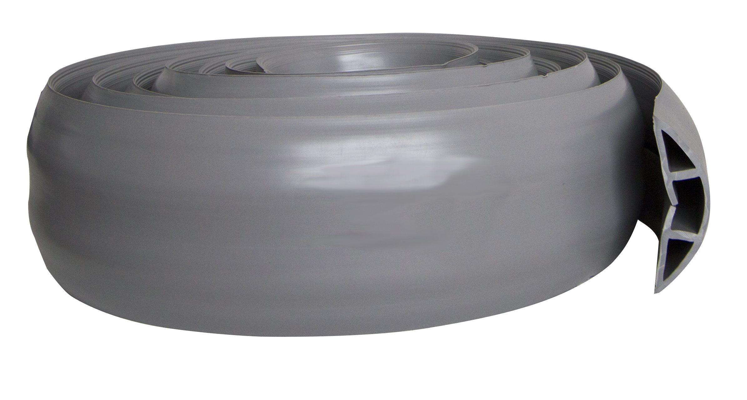 RS PRO 5 m Grey Cable Cover in Polyvinyl Chloride