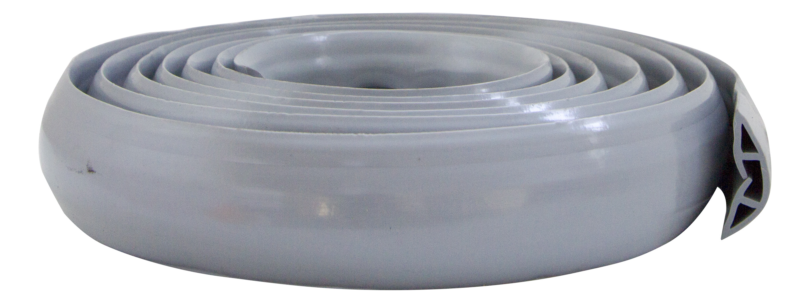 RS PRO 500 mm Grey Cable Cover in Polyvinyl Chloride