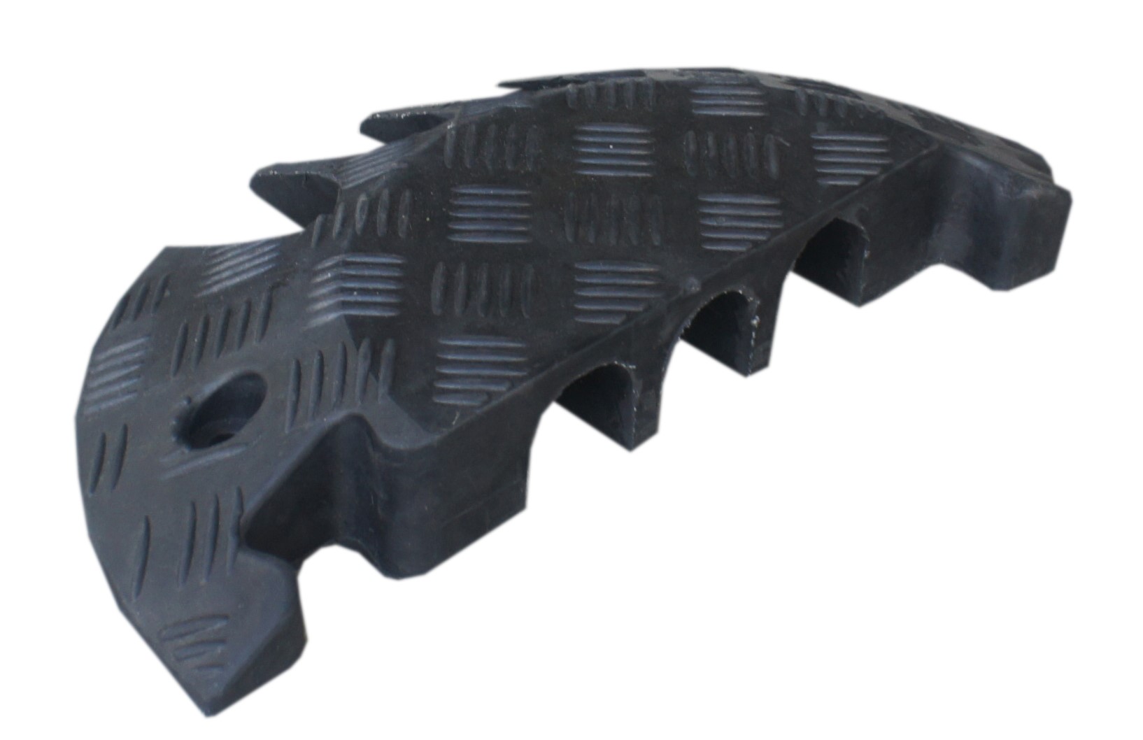 RS PRO 250 mm Black Cable Cover in Rubber