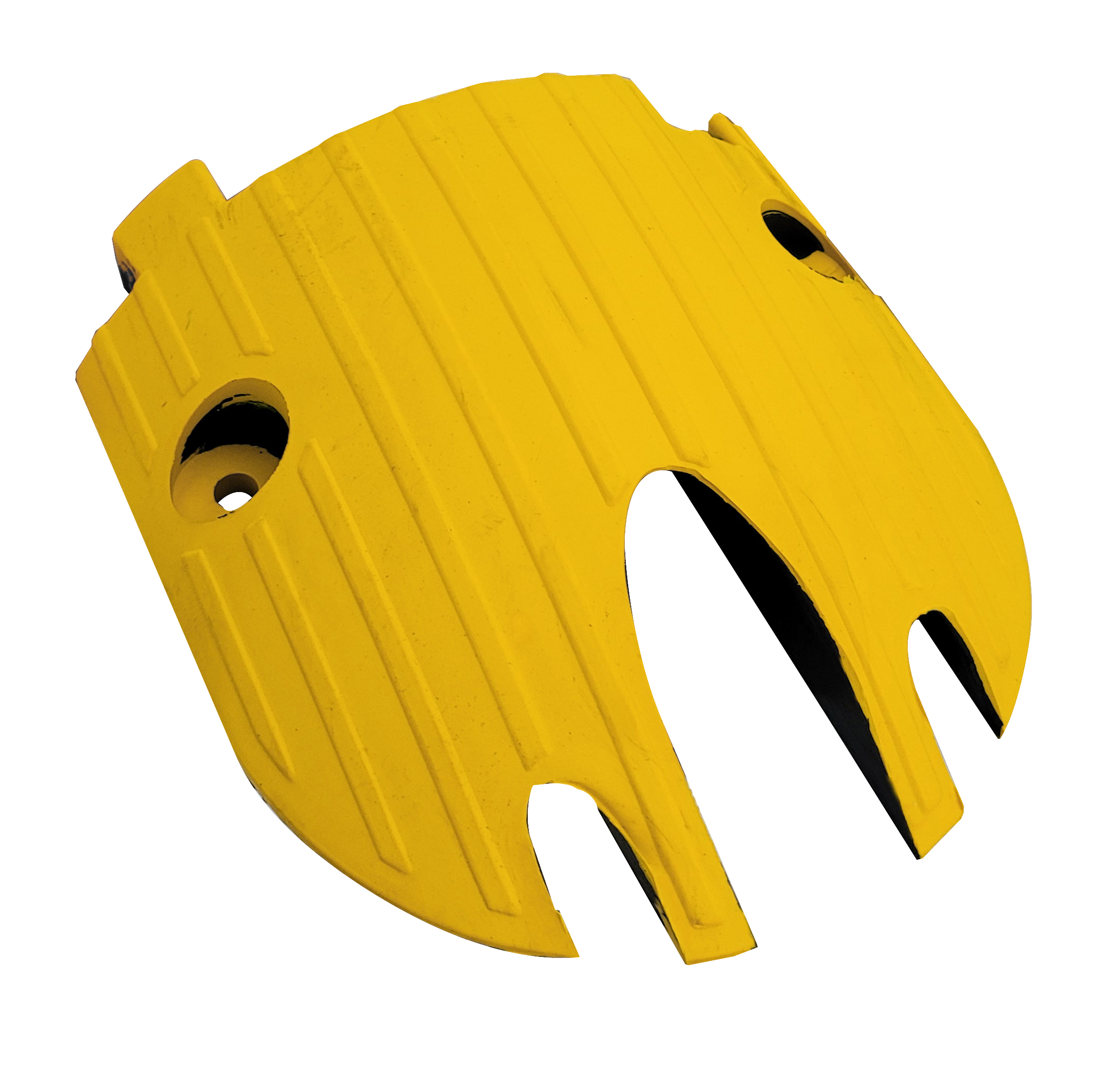 RS PRO 210 mm Yellow Cable Cover in Rubber