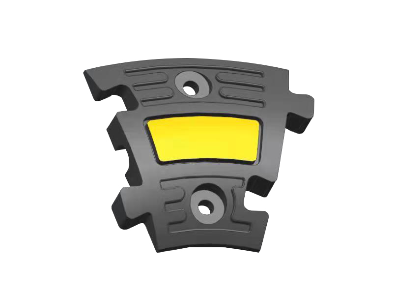 RS PRO 150 mm Yellow, Black Cable Cover in Rubber, 20 mm ID