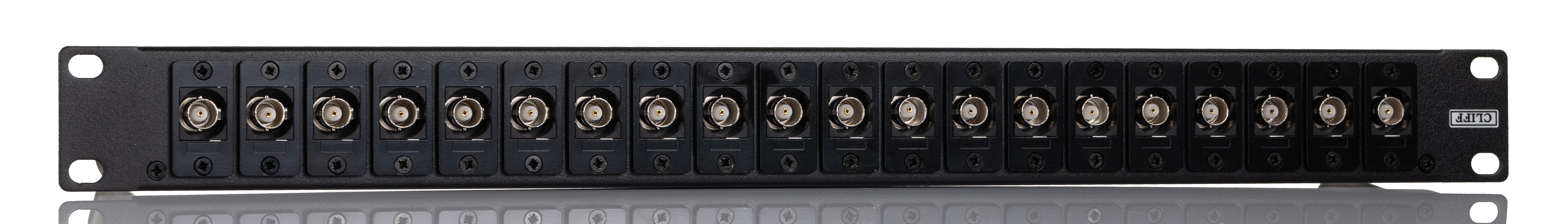 252-2983 RS PRO BNC Loaded Rack 20 Port Patch Panel, 1 U Rack Height