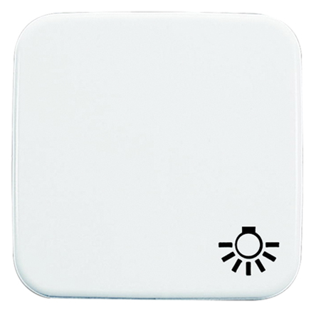 Busch Jaeger - ABB White Light Switch Cover