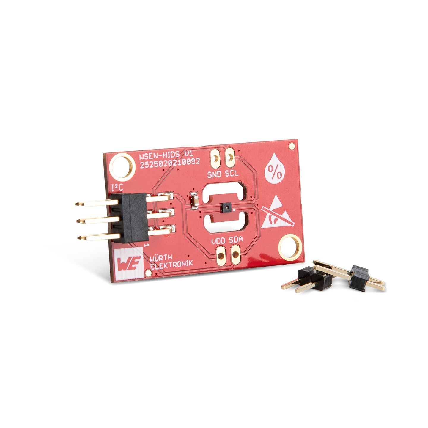 Wurth Elektronik Wireless Connectivity & Sensor Humidity Sensor Evaluation Board for 2525020210092 Arduino