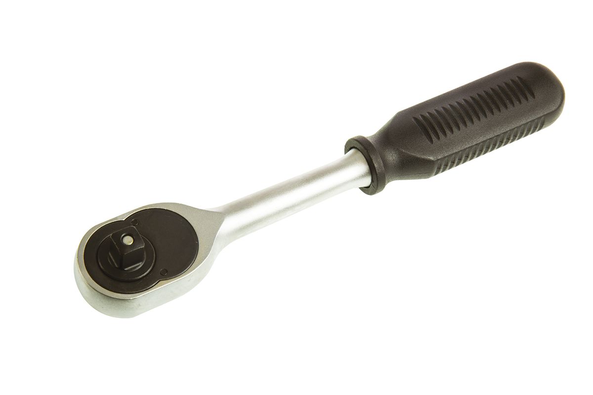 RS PRO 3/8 in Ratchet with Ratchet Handle, 210mm Overall