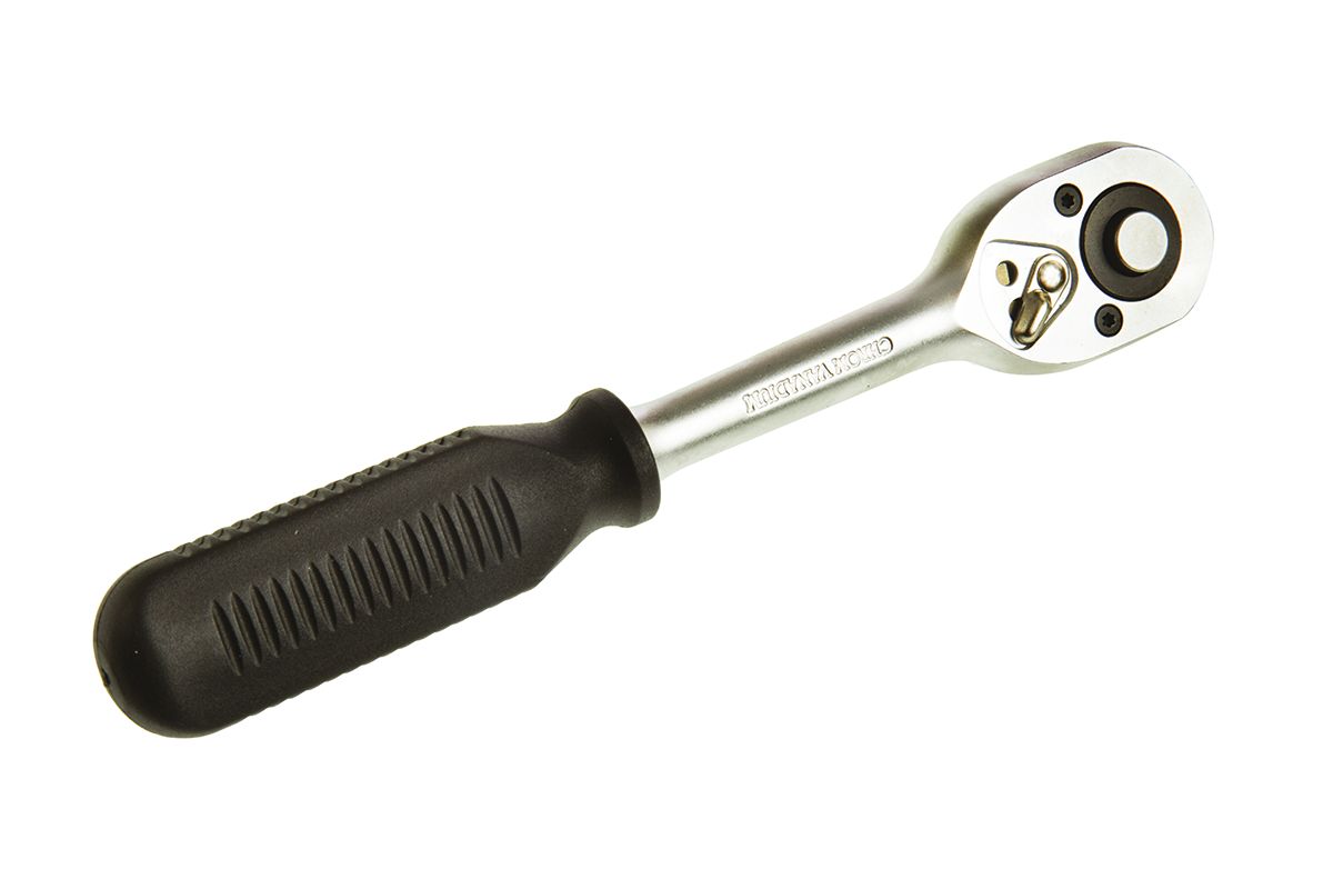 253-172 RS PRO 3/8 in Ratchet with Ratchet Handle, 210mm Overall