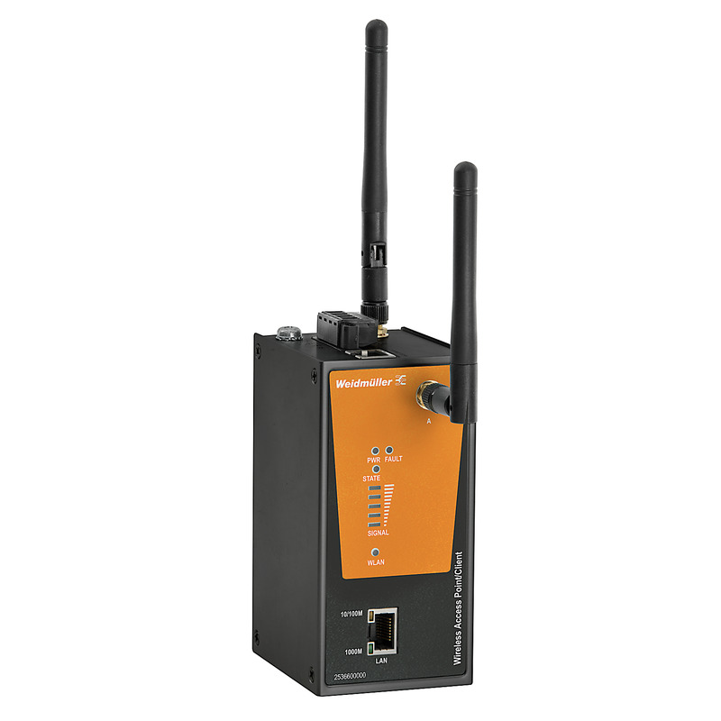 Weidmüller EU 1 Port Wireless Access Point, IEEE 802.11 a/b/g/n, 100Mbps