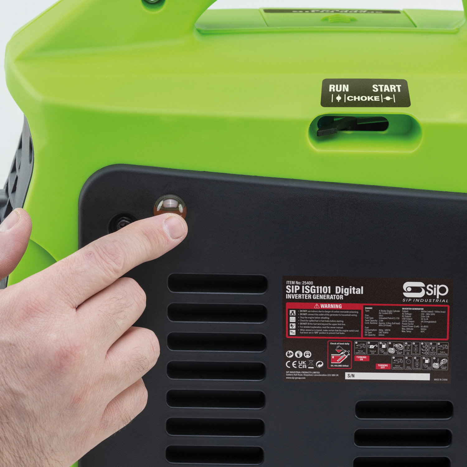 25400 SIP 1000 W Generator, 230V Output, 14 kg