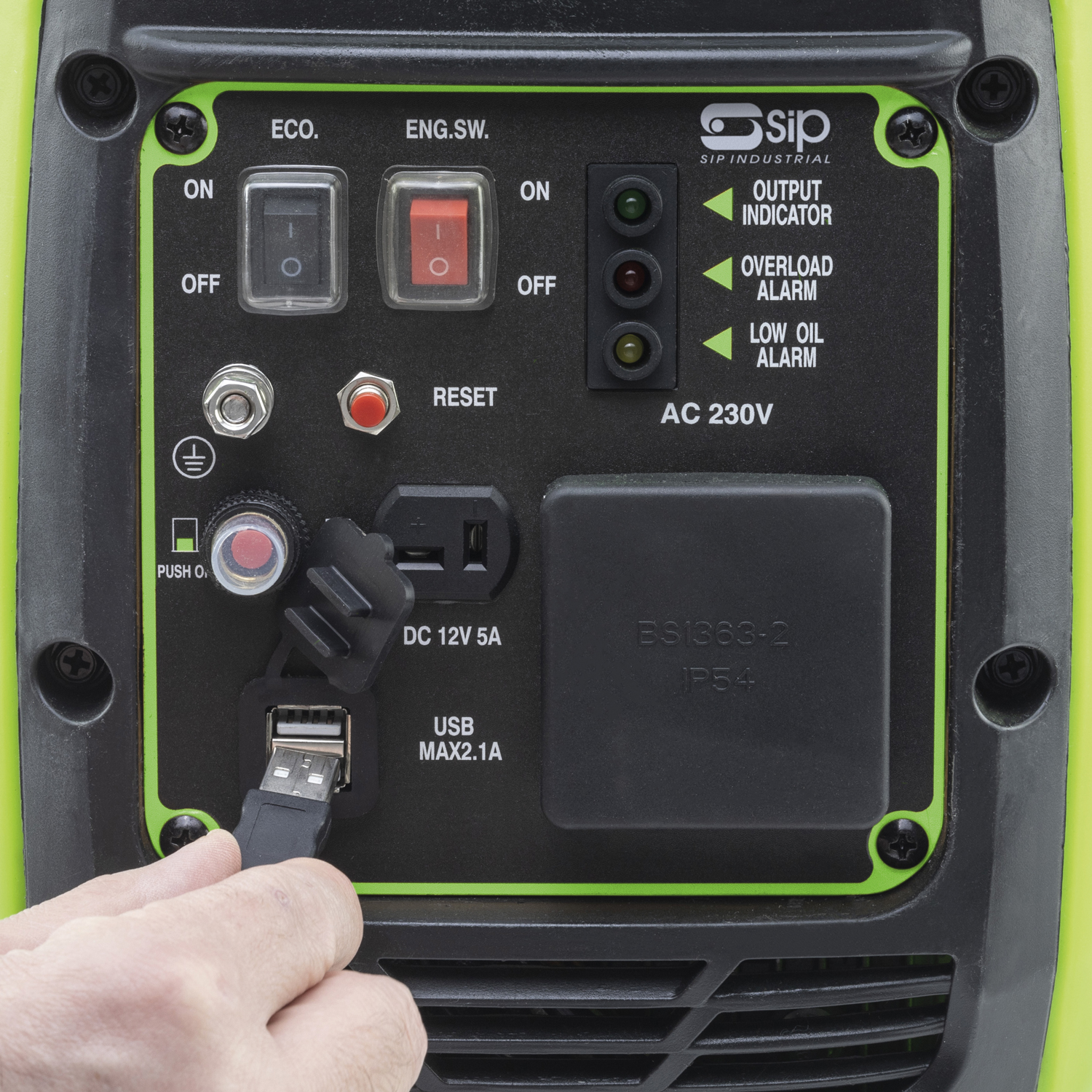 25400 SIP 1000 W Generator, 230V Output, 14 kg