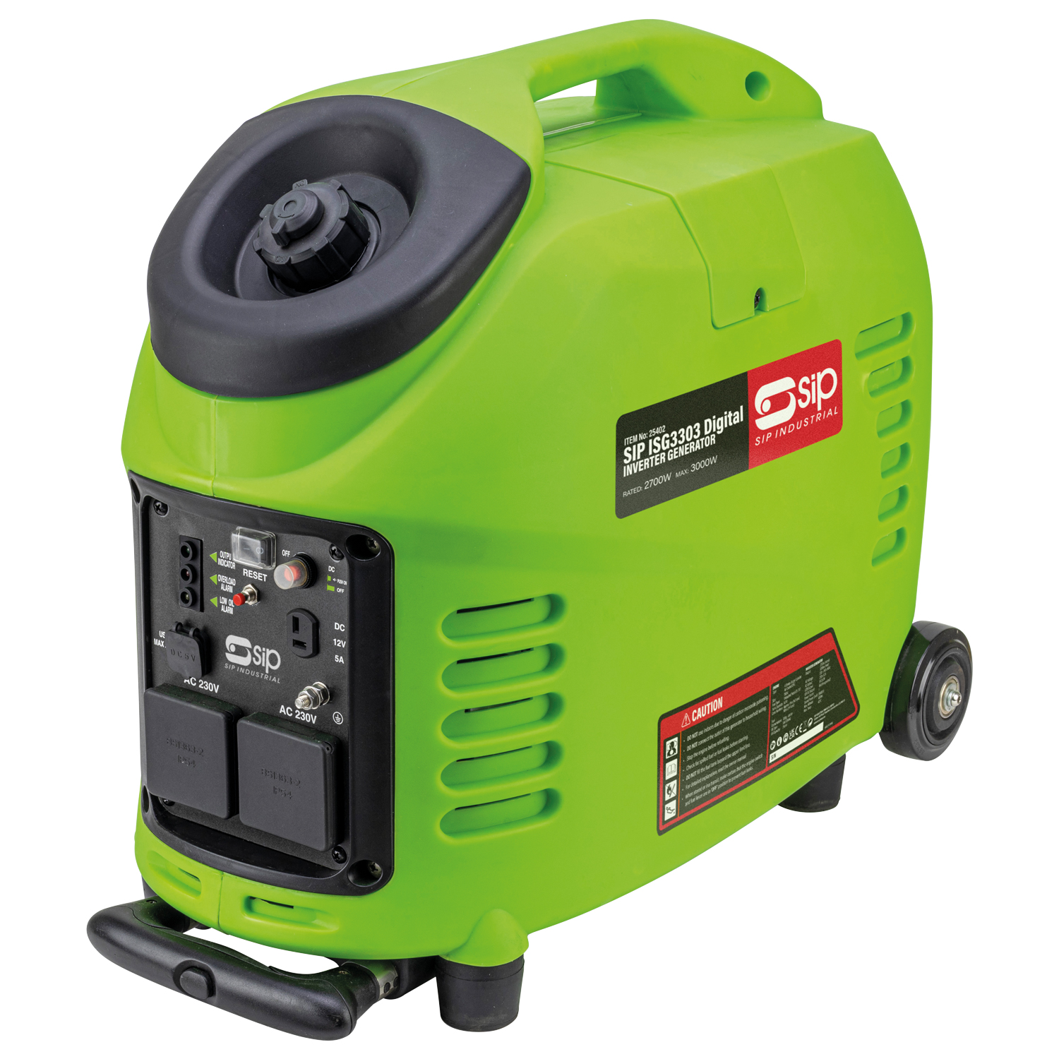 SIP 2700 W Generator, 230V Output, 30 kg