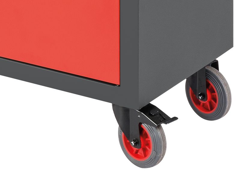 255-5031 RS PRO 6 Drawer Wheeled Tool Cabinet, Steel