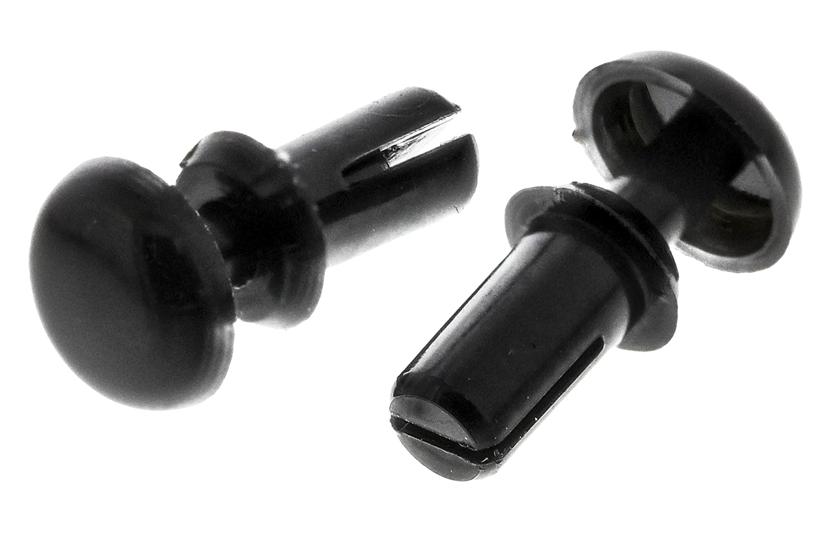 Essentra Nylon Snap Rivet, 2.6 mm