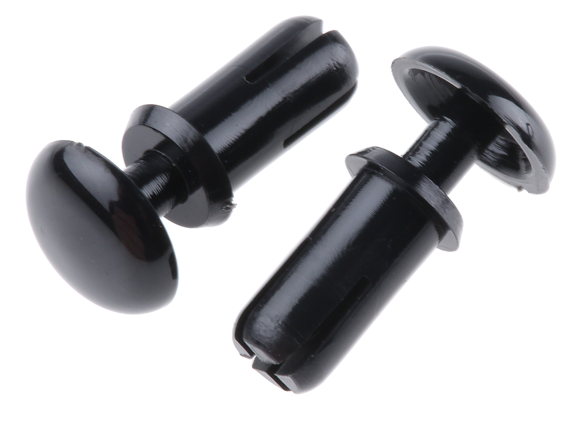 Essentra Nylon Snap Rivet, 3.5 mm