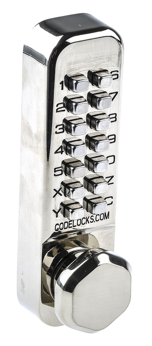 Codelock Stainless Steel Mechanical Polished Code Lock