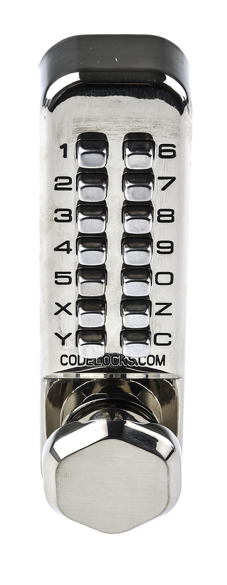 255-ss Codelock Stainless Steel Mechanical Polished Code Lock