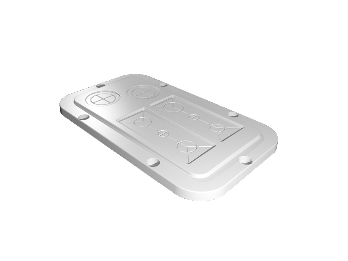 Rittal Plastic Gland Plate, 256mm W, 149 mm L for Use with AX